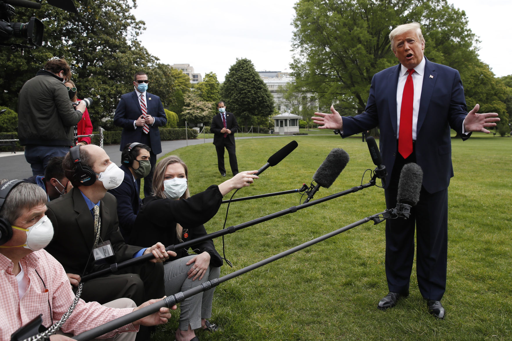 APTOPIX Virus Outbreak Trump